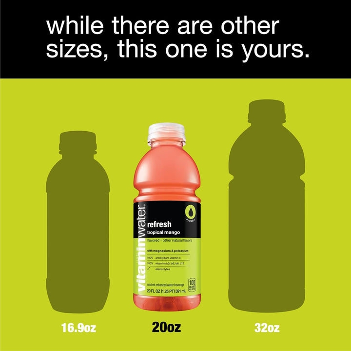 Vitamin Water 20 oz Refresh Tropical MangoShopAtDean