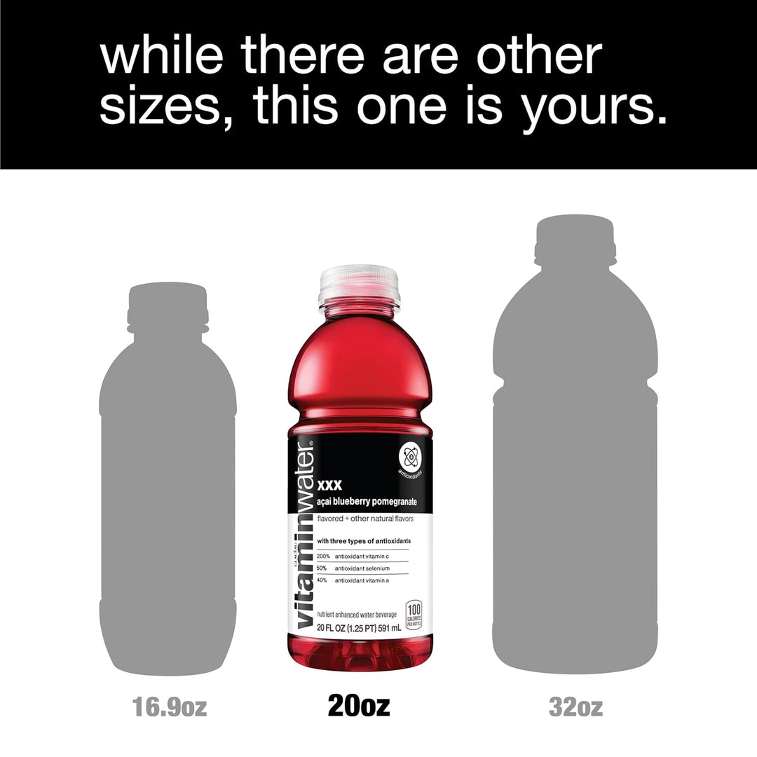 Vitamin Water 20 oz XXX Acai Blueberry PomegranateShopAtDean