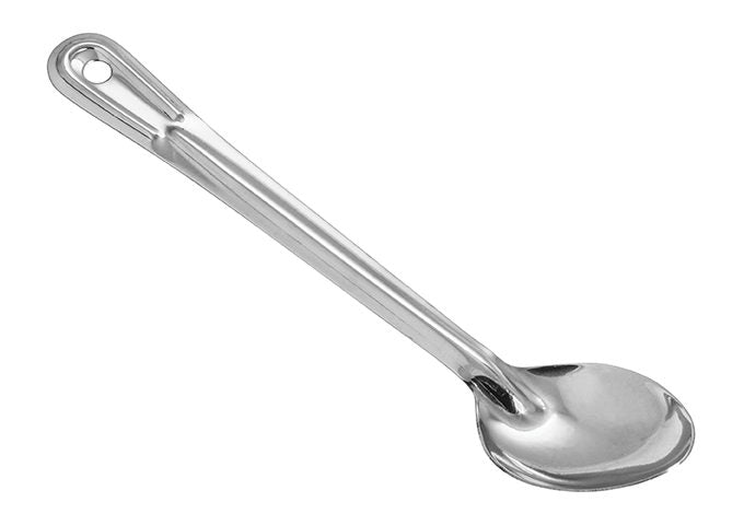 Winco BSOT-13H 13" Stainless Steel Solid Basting Spoon