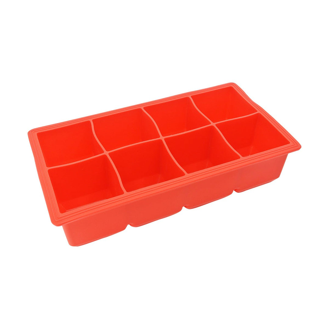 Covered Silicone Ice Cube Tray-Large Cubes