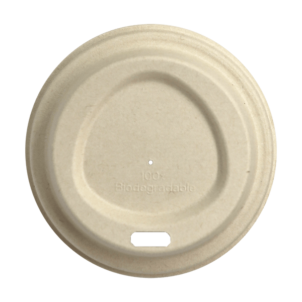 World Centric CUL - FB - 12G - LF Fiber Lid for 10 - 20 oz Paper Hot CupsShopAtDean